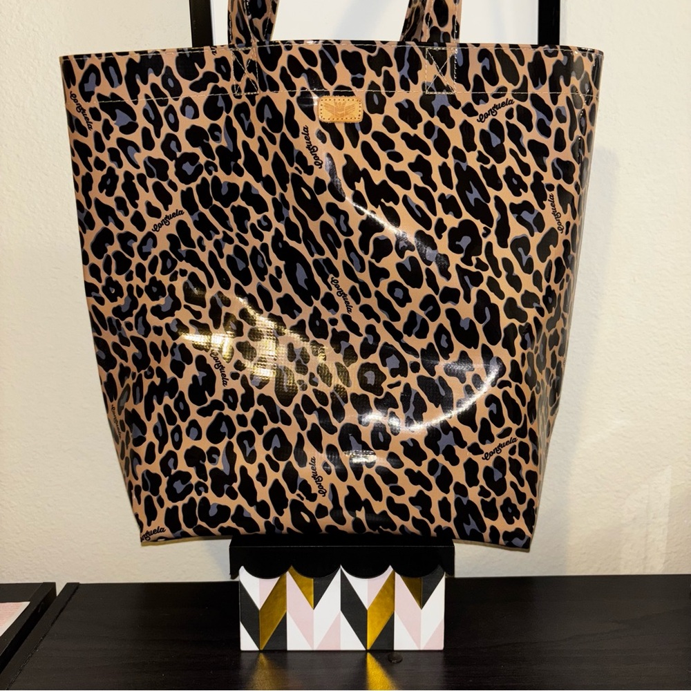 Leopard Print Consuela Tote Bag